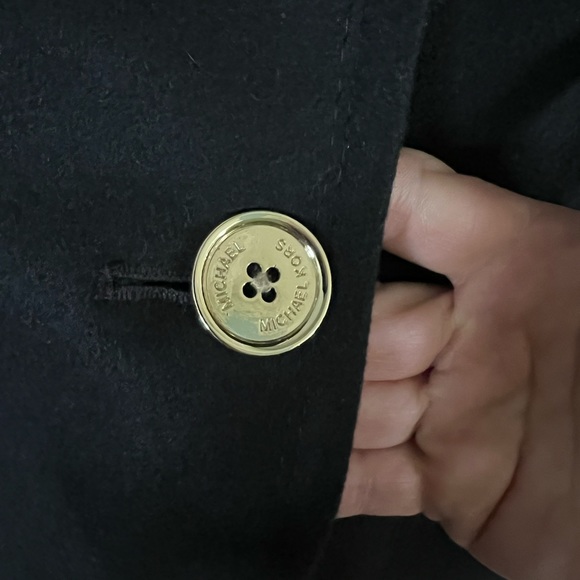 Michael Kors hooded peacoat with belt - Picture 4 of 4